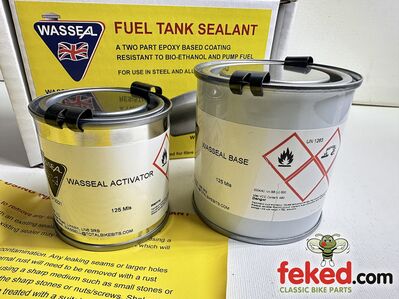 Wasseal Fuel Tank Sealant - Two Part Epoxy Based Sealer For Steel and Aluminium Tanks