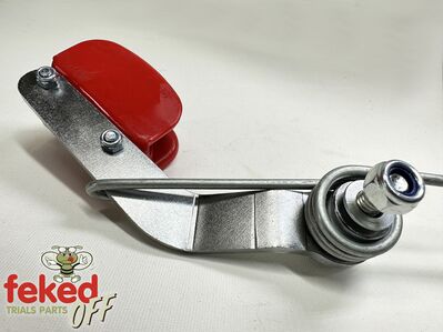 Universal Steel Chain Tensioner Assembly - Block Type - Red