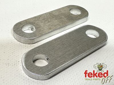 Handlebar Clamp Spacers Suitable for Flat Slab Top Yokes - Universal Fit - 4mm