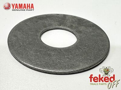 401-15676-00 - Yamaha Kickstart Return Spring Cover Plate - TY125 and TY175 Models