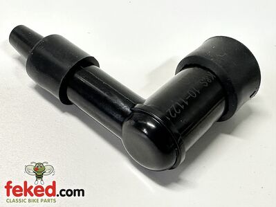 Spark Plug Cap - 90° Elbow - 5KΩ Suppressor - NGK Equivalent LB05F / 8051 - 14mm