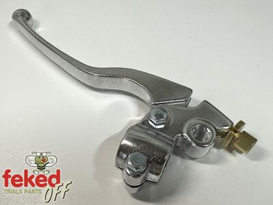 Alloy Clutch Lever Assembly with Mirror Boss - 7/8" Bars