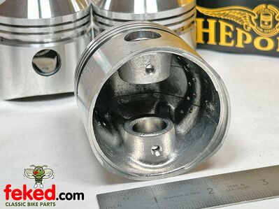 Hepolite Pistons for Triumph Trident T150/T160 750cc - OEM: 70-9741, 70-9761, 70-9762, 70-9763, 70-9764