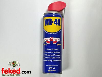 WD-40 Multi-Use Maintenance Spray - 450ml Can With Smart Spray Nozzle