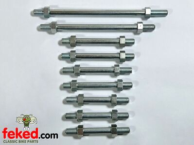 BSA Engine/Gearbox Mounting Bolt Set - B Group Swinging Arm Models