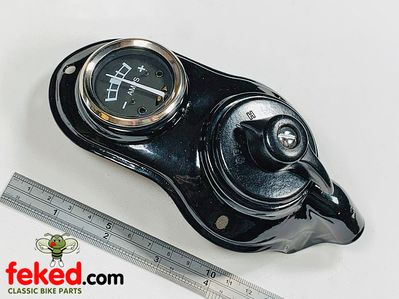 Replica Headlamp Panel Complete with Switch and Ammeter - OEM: 31340, LU516500, LU31340, 516500