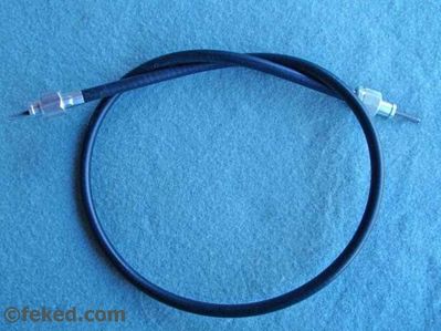 60-0578, D578, CLN/01 - 30" Magnetic Tacho Cable - Veglia Head - Square / Square - T140/TR7 Models From 1979 Onwards - Standard