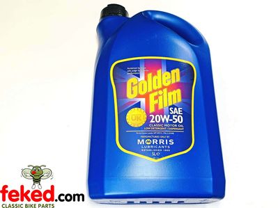 Gold Film SAE 20w/50 Multigrade Classic Engine Oil - 5 litres