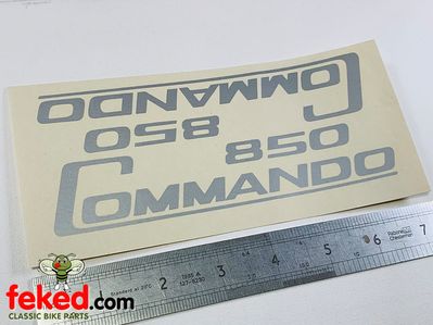 Norton Commando 850 - Silver - TransferOEM: 06-5095
