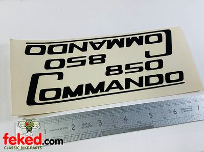 Norton Commando 850 - Black - TransferOEM: 06-4013