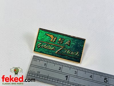 BSA Golden Flash Pin Badge. (Colour may vary to that shown).Pin BadgeTo pin on your shirt or jacket.