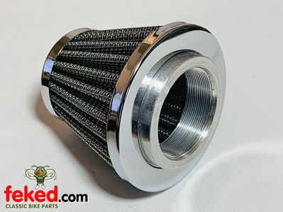 Air Filter - Conical Type for 376/600 Carbs - Screw On