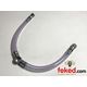 83-3507, F13507 - Triumph/BSA Fuel Line Assembly - TR6R, TR6C + A65 Thunderbolt Models From 1971 Onwards - Clear