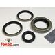 70-4568, 70-3379, 97-1168, E4568, E3379, H1168 - Oil Seal Set - Engine and Gearbox - Triumph T20 Tiger Cub Models - 1963 Onwards