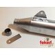 Ossa Mar WES Alloy Exhaust Silencer - MK1 and MK2 Models