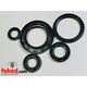 Oil Seal Set - Engine and Gearbox - BSA A50, A65, 1962-1973 - OEM: 57-0946, 68-0027, 68-27, T946, 57-0946, 11268-0026, 11468-0235, 11967-0674, 68-235, 68-0235