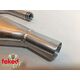 Yamaha TY250 WES Alloy Exhaust Mid Box and Silencer - Twinshock Models