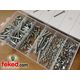 Nuts and Bolts - Assorted Metric Sizes - 220 Pieces - Domed Head