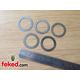 67-2056, 67-2057, 67-2058 - BSA Engine Sprocket Shims  - A7, A10 Models from 1946-62