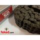 Triplex Primary Chain With Spring Link - 3/8" x 7/32" Pitch - 76 to 96 Links - Renold or Dunlop