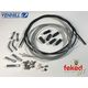 Universal Throttle Cable Kit For Twin Carb Models - Conduit, Wire, Adjusters, Boots, Nipples and Ferrules - Venhill