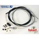 Venhill Universal Clutch/Brake Cable Kit - Inner and Outer Cable + Metric M8 Cable Adjuster, Nipples and Ferrules