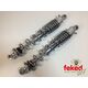 Pro Trials Shock Absorbers - Chromed Steel/Alloy Mix - 330mm to 400mm - 40 or 50lb Springs