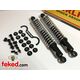 64054493 - 12.9" Girling Shocks - AJS / Matchless 350/500/650/750cc Models From 1963 Onwards - Exposed Springs