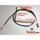 60-2076, D2076 - Triumph Front Brake Cable - 500/650cc + T150 Models With Western Bars Circa 1969-71 - No Switch
