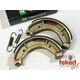 Front/Rear Brake Shoes - Ossa MAR MK1 and MK2 - 122mm x 30mm - Smooth