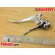 Genuine Doherty Clutch / Magneto Lever 7/8" Bars - 100/107P - Plain End, Long Mag Lever