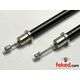 60-0732, D732 - Triumph Throttle Cable Assembly - T140V Models With Low UK Bars - Circa 1974-77