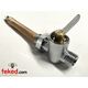 83-2800, F12800, 03-3155 - 1/4" x 1/4" BSP Main Fuel Tap - Flat Lever Type with Filter and Locknut - Premium UK Made
