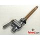 83-2800, F12800, 03-3155 - 1/4" x 1/4" BSP Main Fuel Tap - Flat Lever Type with Filter and Locknut - Premium UK Made
