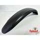 Front Mudguard - Universal Fit on Classic and Modern Trials Bikes - 21" Wheel - Black Plastic