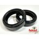 137-23145-01 - Pair of Fork Oil Seals - 30 x 40.5 x 10.5mm - Yamaha TY175 Models + Universal Fit