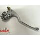 Alloy Brake Lever Assembly with Brake Light Switch Hole and Mirror Boss - 7/8" Bars