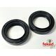 51490-KJ2-670, 91255-312-003, 51490-473-305 - Pair of Fork Oil Seals - 33 x 46 x 10.5mm - Later TLR200 and Reflex Models + Universal Fit