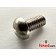 97-0689, H689 - Triumph Nacelle Fitting / Handlebar Switch to Lever Clamp Screw - 4BA x 1/4"