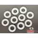 Pack of 10 Nylon Flat Washers - Various Sizes Available - Universal Use - M5, M6, M8, M10