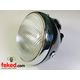 Replica Lucas Complete 7" Headlamp - Black Enamel - OEM: SSU700, 50788F