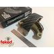 Grooved Rear Brake Shoes - Bultaco Sherpa and Pursang Models - 140mm x 40mm