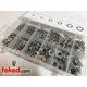 Flat and Spring Washers - Assorted Metric Sizes - 790 Pieces