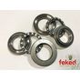 53211-028-305, 53211-028-000, 50301-041-305, 50301-041-000, 53212-030-000 - Honda Steering Head Bearing Set - Cup and Cone Type - TL125 + XL100/125/185 Models